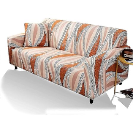 Sofföverdrag Elastiskt Stretch Sofföverdrag För 1-sits L-formad Hörnsoffa Kräver Två