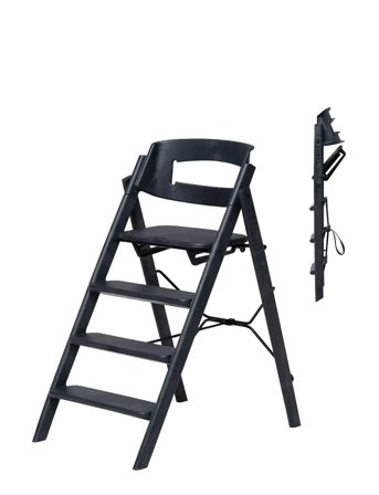 KAOS Klapp High Chair - Black - ONE SIZE