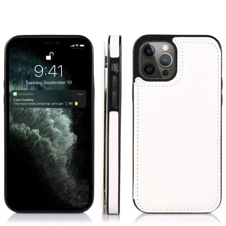 Iphone 13 Pro - Skal Med Kortfack Vit