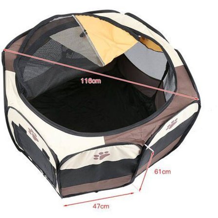 Hofuton pentuaitaus, taitettava lemmikkiaitaus KLB