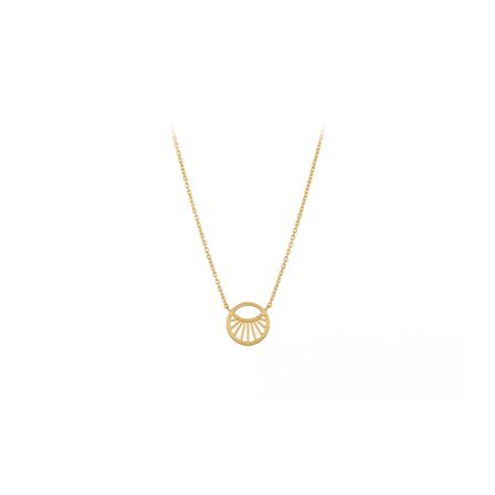 Pernille Corydon N-472 Small Daylight Necklace Gul, Dame Halskæder, Størrelse: ONE Size