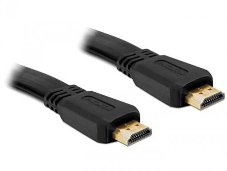 Delock High Speed HDMI with Ethernet - HDMI-kabel med Ethernet - 5 m