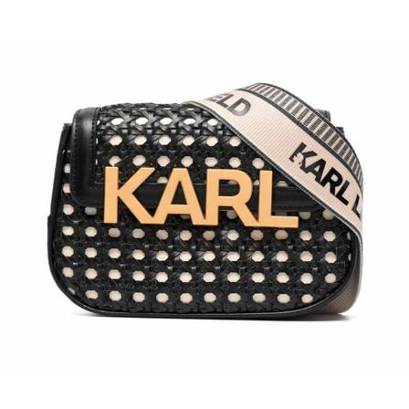 Karl Lagerfeld, Crossbody BAG Zwart, Dames, Maat:ONE Size