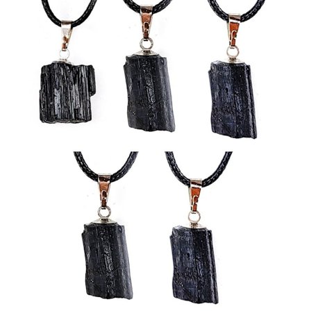 3/5/10 stk. halskæde vedhæng rå ædelsten vedhæng 5 stk. 5 stk.