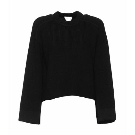 Forte Forte, Round-neck Knitwear Czarny, Kobieta, Rozmiar: M
