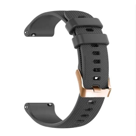 18mm 20mm Armband för Garmin Smartwatch, Ersättningsarmband Svart 20mm Bredd Black_max