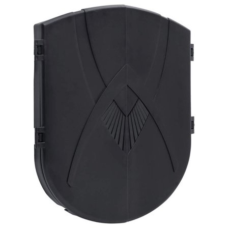 【14y】vidaXL Elektronisk dartskive med pile sort polypropylen