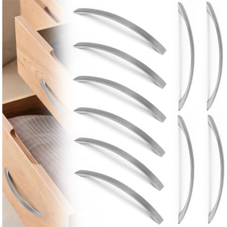 10 kpl keittiön kaapin vetimiä alumiiniseoksesta