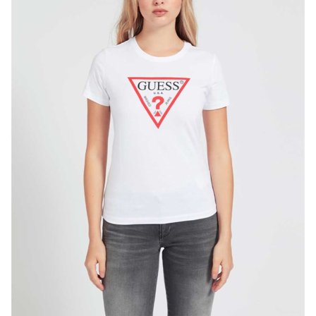 Guess Original T-shirt Överdelar Dam Vit XL