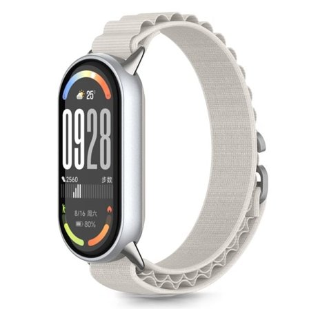 Tech-Protect Nylon Pro hihna Xiaomi Smart Band 8 / 9 / 10 / NFC:lle - Beige