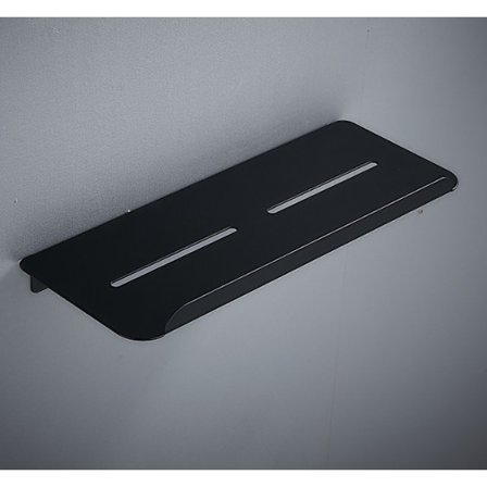 Svarta metallvägghyllor, hyllor för sovrum, vardagsrum, badrum, kök