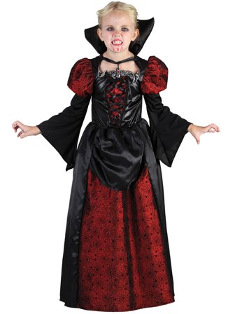 Luksuriøs Vampyrkjole Kostyme Barn