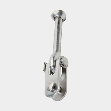 Seldén Stemball/eye toggle with jaw/jaw toggle, for ø8 mm headstays (517-068-01)