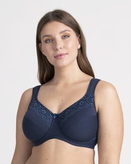 Minimizer bygel-bh Cotton Now Mörkblå - G75 - Miss Mary