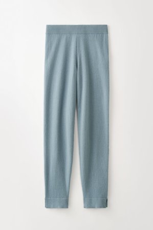 Soft Goat - Slacks - Women cashmere pants - S - Ocean