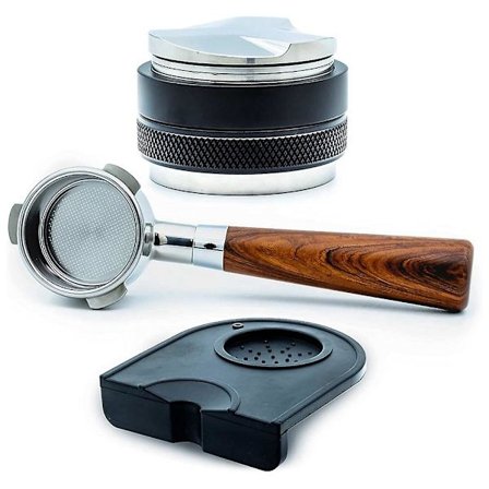 Kaffe 54mm Bottenlös Portafilter + 53mm Kaffe Distributör & Tamper + För Barista