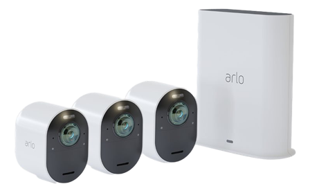 ARLO Ultra 2 Security System - portinngang + kamera(er) - trådløs (802.11b, 802.11g, 802.11n, 802.11ac, Bluetooth 4.2 LE)