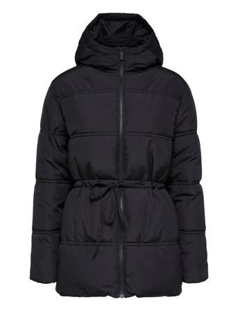 Slfalina Puffer Jacket B Fôret Jakke Svart Selected Femme*Betinget Tilbud