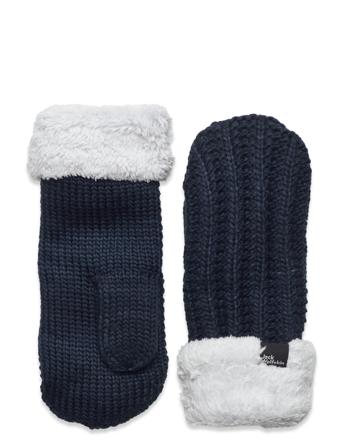 Highloft Knit Mitten W Navy Jack Wolfskin