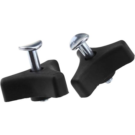 2 st Triangelhandtagsmuttrar och skruvar för gräsklippare, ZQKLA