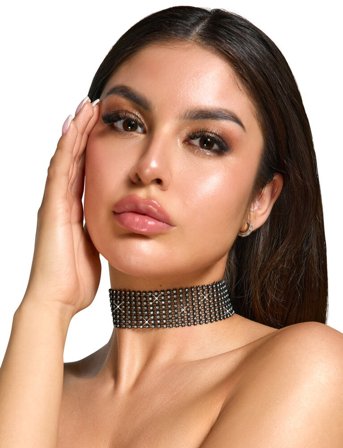 Rhinestone Choker - Vuxen.fi - Seksikkäitä asusteet - Cottelli Collection
