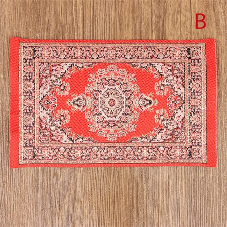 1:12 Dollhouse Miniatyr Golvmatta Matta Vävt cover Matta Modell