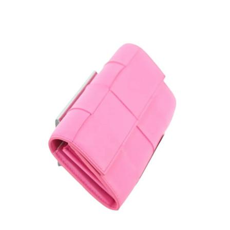 Bottega Veneta Vintage, Pre-owned Leather wallets Roze, Dames, Maat:ONE Size,leer