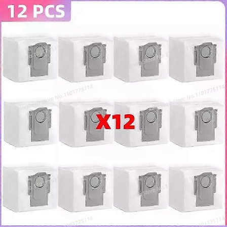 Passer til Roborock Q7 M5 / Q7 M5+ / Q7 L5 / Q7 L5+ / Q7 Tf / Q7 Tf+ / Q7b / Q7t+ Plus Deler Hovedbørste Filter Moppeklut Støvpose [DB]