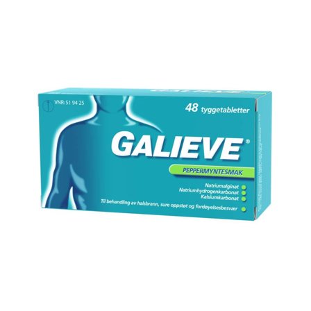 Galieve tyggetab peppermynte