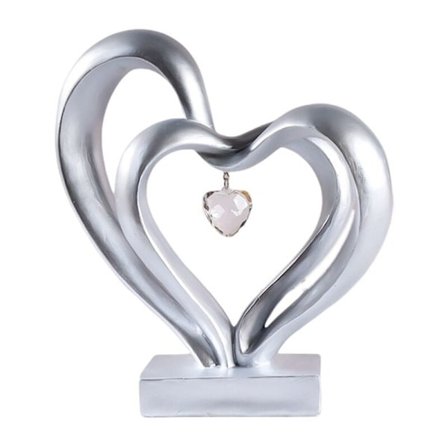 Valentinsdag Abstrakt Moderne Hjerte Gestus Skulptur Figurer Evig Kærlighed til Valentinsdag Dekor-D