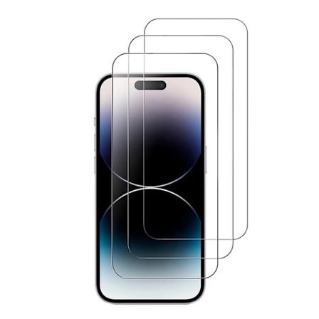 3-Pack - iPhone 16 Pro Max Härdat Glas Skärmskydd