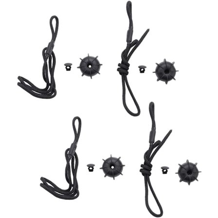 4 kpl tavaratilan kannen pakettihyllyn takaluukun köysi takaosan hyllyn tukinauha pieni pallo Golf 6 R20 Mk5 1K6 863 447