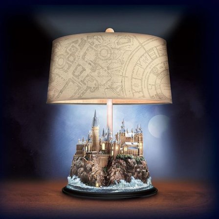 Bradford Exchange Harry Potter Hogwarts Slott Illuminert Skulptur