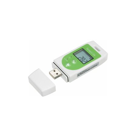 Termometrisk Data Logger (Grøn) Alsidig USB Temperatur Logger