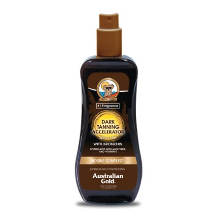 Australian Gold Accelerator Spray Gel with Bronzer 237ml - Gel solare corpo no protezione