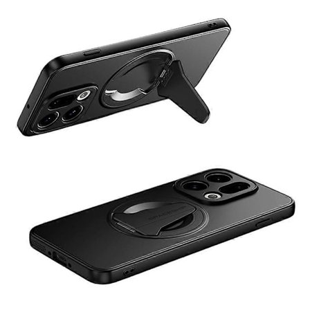 Yhteensopiva Oppo Find X9 5G -kotelon kanssa, MagSafe-yhteensopiva, piilotettu jalusta, ihoystävällinen matta PC TPU -takakansi