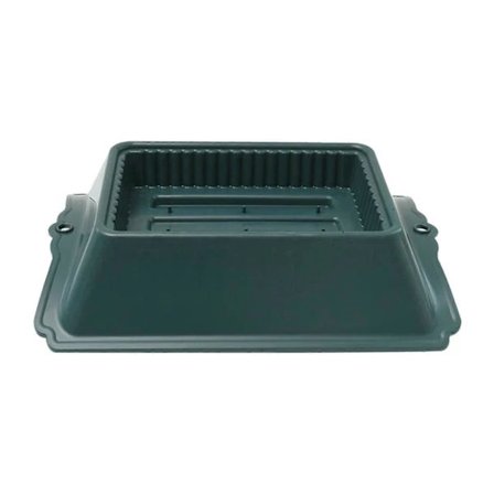 Blommig Sarg Sadel Växtbricka för Gravstenar Gräsmatta Kyrkogård