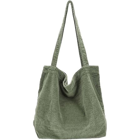 Fløjls Tote Taske til Kvinder Pige Lærred Skulder Håndtasker Sød Stor Pung