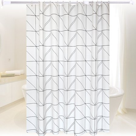 1 stk enkel og vakker mønstret dusjforheng - Vakkert vanntett badeforheng - Enkelt å vedlikeholde badeforheng - 180*180cm