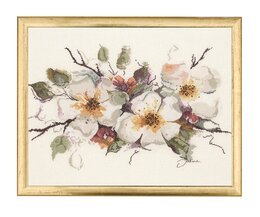 Stickpackung Bild Apfelblüten