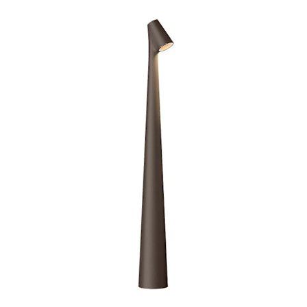 Elegant Slim Conical Stem Table Lamp Portable Dimmable Led Sculpting Light Dec Dd.,Svart