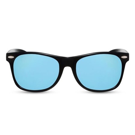 Eco Solglasögon - Svart med blå lins