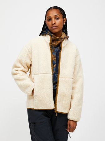 Solid Heavy Pile Jacket Women