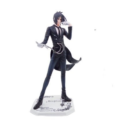 Black Butler Sebastians Michaelis Anime-hahmo Lelu Keräilyesine Malli Patsas Lelut PVC-hahmot Työpöydän koristeet Fanien keräilymalli