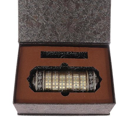 Da Vinci -koodin lelumetallinen kryptex-lukko, häälahjat, ystävänpäivälahja