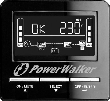 PowerWalker Basic VI 1000 STL - UPS - 600 watt - 1000 VA
