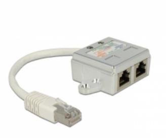 Delock RJ45 Port Doubler - nettverksplitter - 15 cm