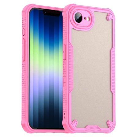 SKALO iPhone 16e Armor Hybrid Frosted Skal - Rosa