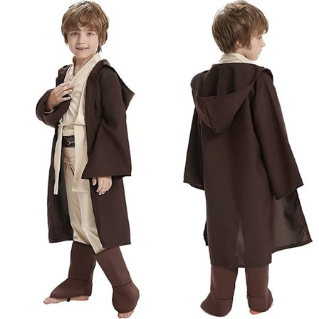Xbi- Star Wars Jedi Anakin Mantel Party Halloween Barnshow Cos Anime Kostumer
