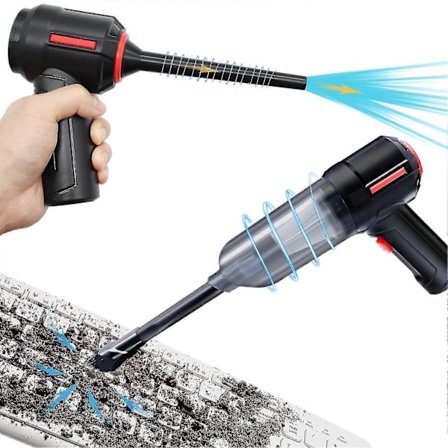 3-in-1 tietokoneimuri, paineilmapuhallin, kannettava johdoton käsi-imuri, näppäimistön puhdistussarja, sähköinen paineilmapullo PC:lle